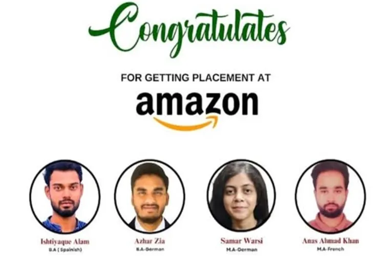 Foreign languages open global opportunities: 4 AMU students in Amazon