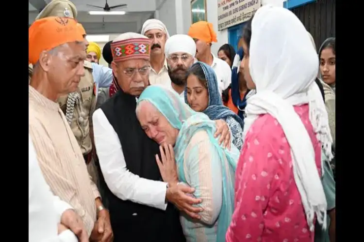 Himachal Governor Shiv Pratap Shukla visits disaster-affected areas, distributes relief material