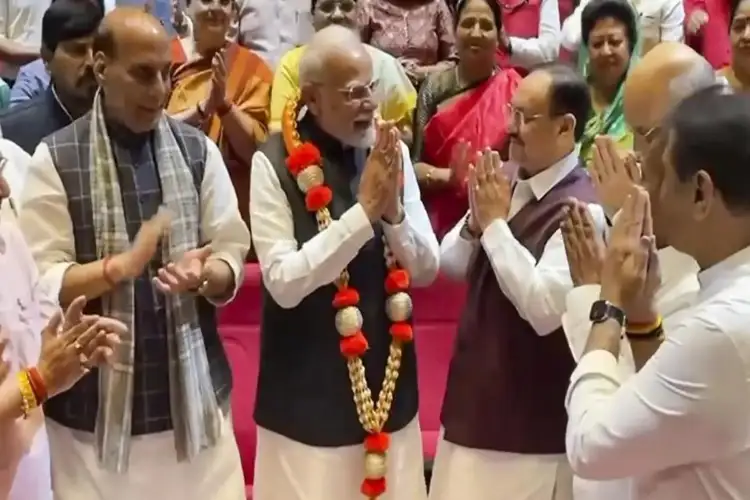 NDA Parliamentary Party passes resolution saluting armed forces valour during Op Sindoor