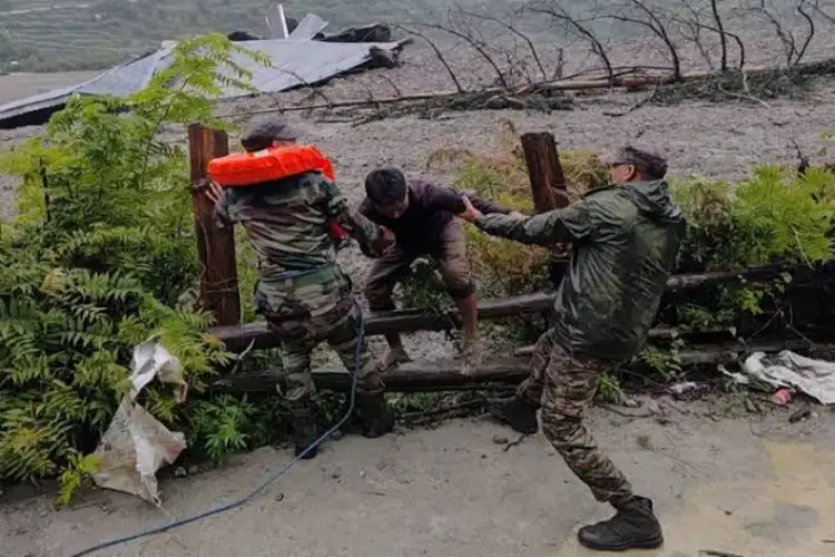 Uttarakhand: Army conducts swift rescue ops after landslide near Dharali in Uttarkashi