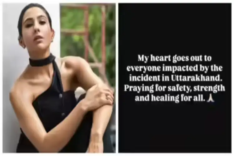 Sara Ali Khan, Bhumi Pednekar, other celebs react to Uttarkashi cloudburst, share helpline numbers