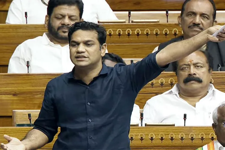 Lok Sabha: Congress MP Hibi Eden moves adjournment motion on US tariff hike