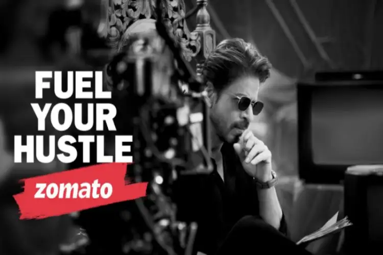 Zomato made Shahrukh Khan its brand ambassador