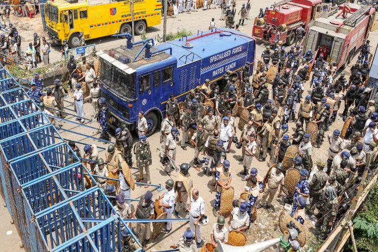 RG Kar protest: Security beefed up in view of march to Bengal secretariat
