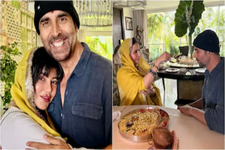 Akshay Kumar celebrated Rakshabandhan with sisters Alka Bhatia and Warda Khan, see photos