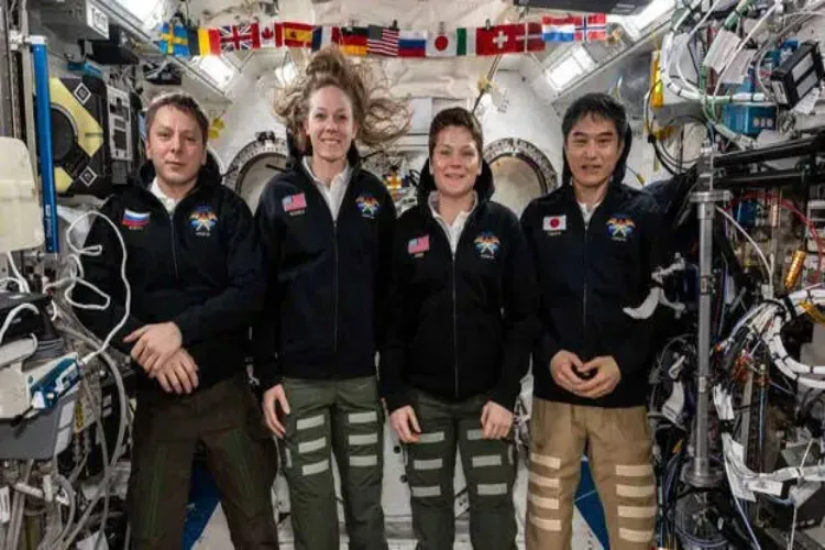 Four astronauts return to Earth after spending five months on the ISS