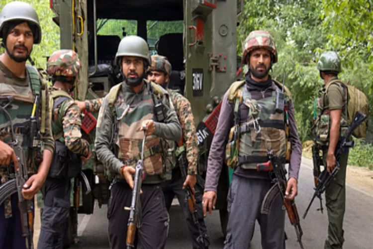 Encounter between security forces and terrorists in Kishtwar, Jammu and Kashmir