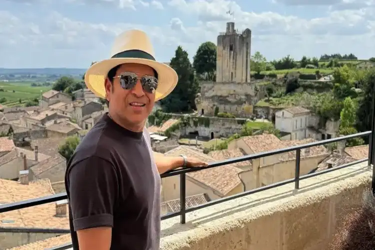 Sachin Tendulkar's French vacation glimpsed, cycling trip and postcard-worthy views, see pics