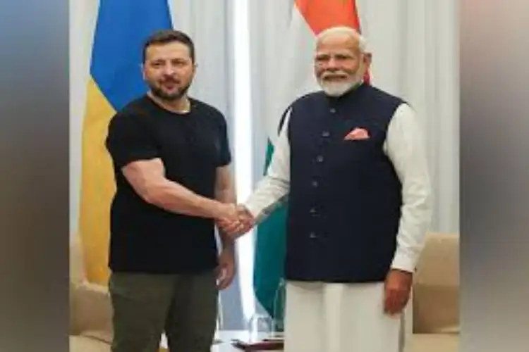 PM Modi speaks with President Zelenskyy, reaffirms support for efforts aimed at earliest restoration of peace in Ukraine conflict