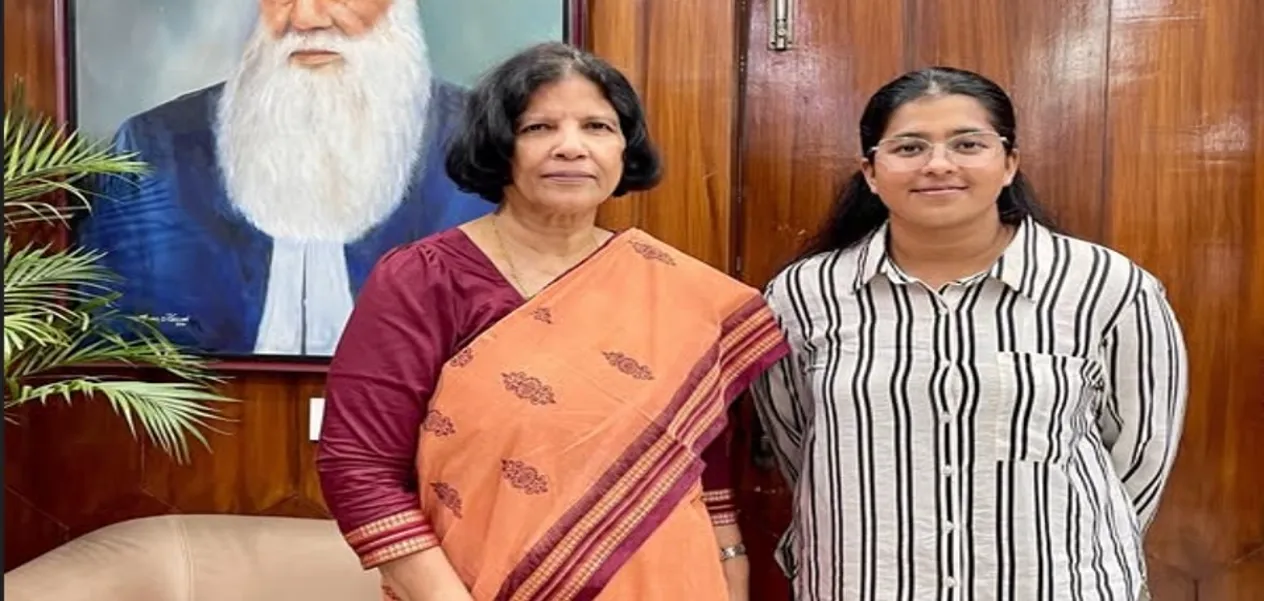 Aligarh's daughter Afreen Jabi brought glory to India by defeating the waves