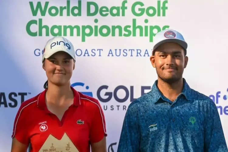 Vibhu Tyagi topped the selection of India's golf team for Deaflympics