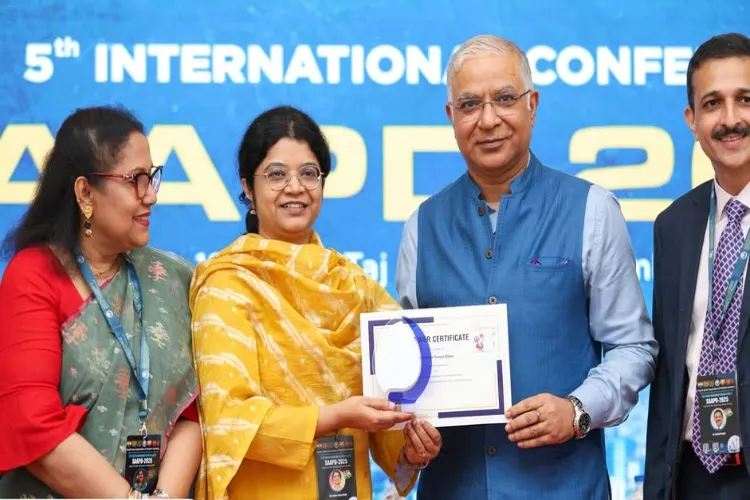 AMU's Prof. Saima Yunus Khan gets 'Exemplary Peer Reviewer Award' at International Pediatric Dentistry Conference
