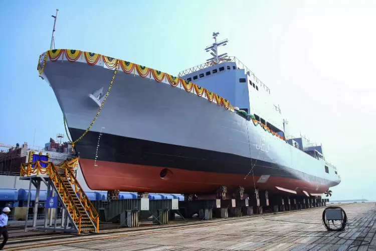 Indian Navy gets its third large survey vessel 'Ikshak'