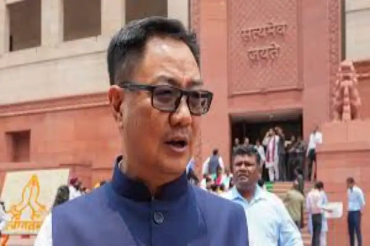 Issue between EC and Congress should not be discussed in Parliament: Union Minister Kiren Rijiju