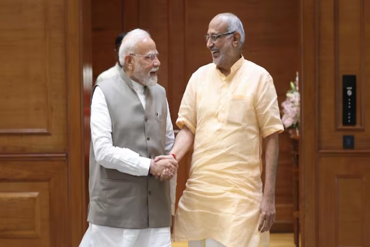 NDA's Vice Presidential candidate Radhakrishnan met the Prime Minister and other leaders