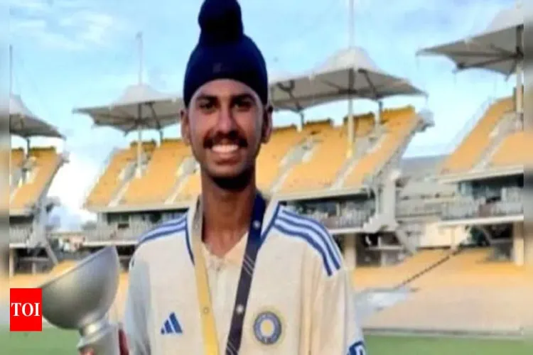 Ludhiana's Anmoljit Singh in India U-19, said- Harbhajan Singh is an idol