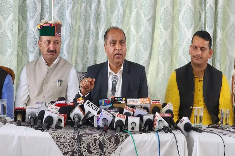 Accusations of grabbing relief material and discriminatory attitude during disaster: Himachal opposition leader Jairam Thakur targets the government