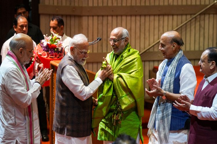 Prime Minister Modi appeals to elect Radhakrishnan as Vice President unanimously