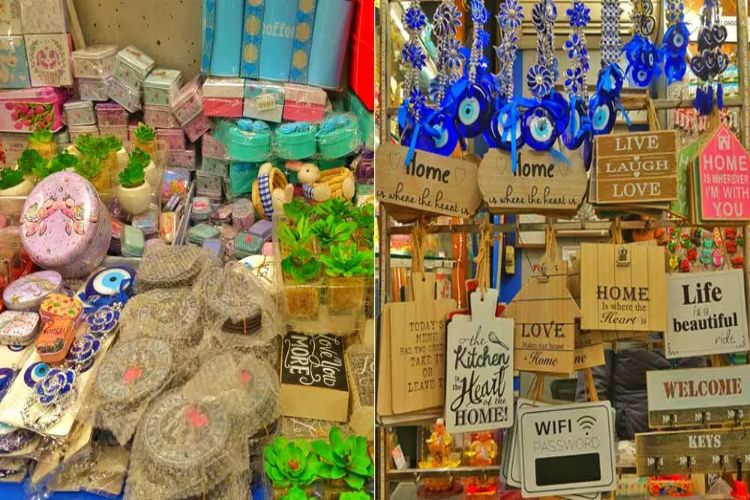 Posters showing availability of indigenous goods started appearing in Delhi's Sadar Bazar