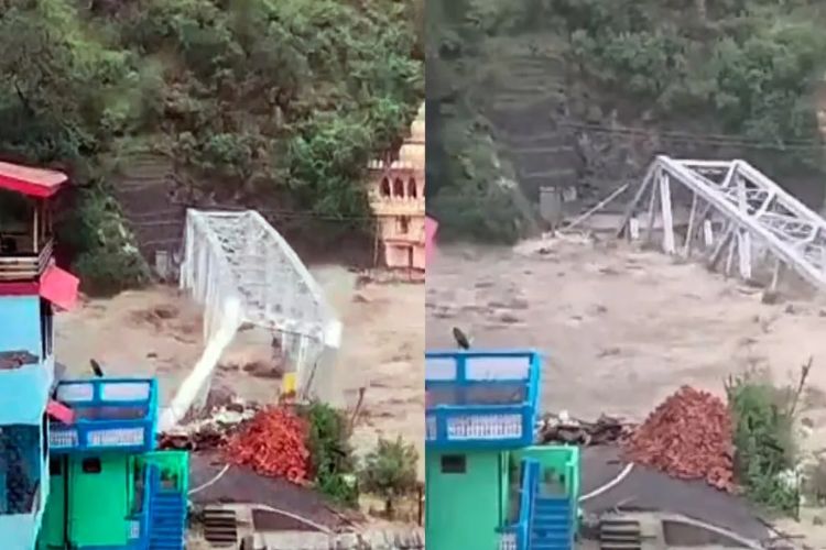 Himachal Pradesh: Three shops and bridges washed away due to heavy rains in Kullu, Kailash Yatra cancelled