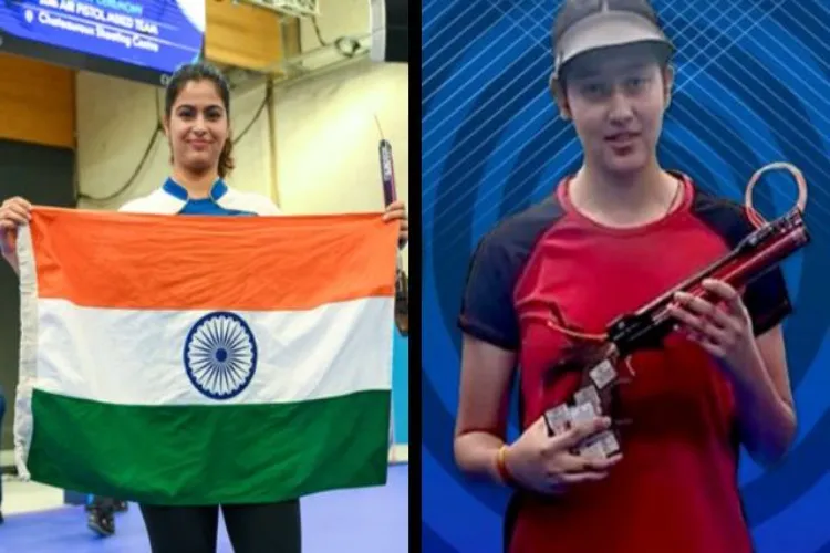 Asian Championship: Manu Bhaker won bronze, Rashmika Sehgal won gold in junior category