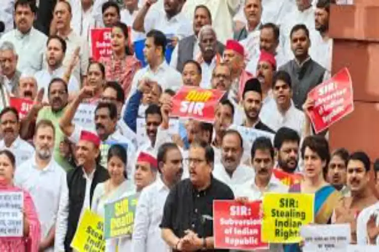 Lok Sabha adjourned till 12 noon due to protests by Opposition over SIR issue