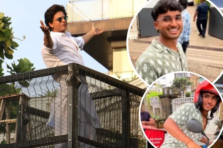 Shahrukh Khan's fan tries to enter 'Mannat' by posing as a Zomato delivery boy, his act goes viral