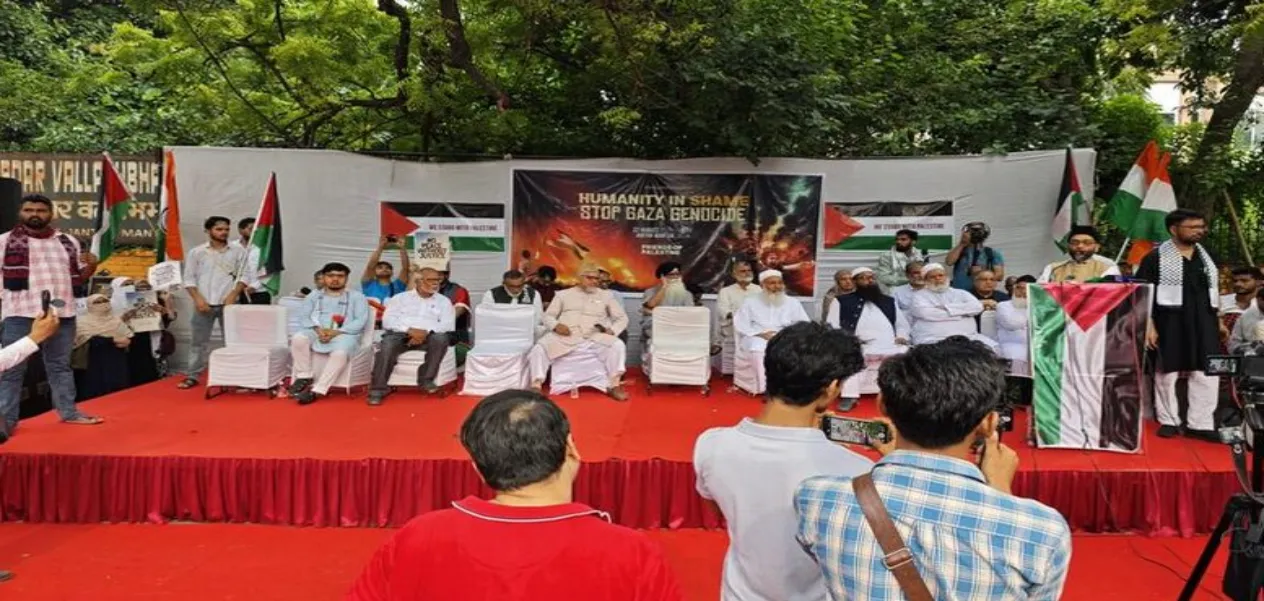 The voice of justice resonated in India's capital against the tragedy of Gaza