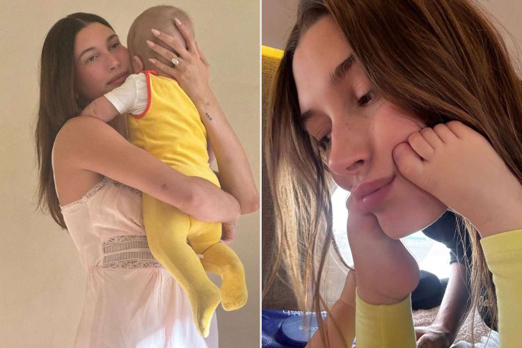 Hailey Bieber gets emotional on son Jack's first birthday, shares cute photos