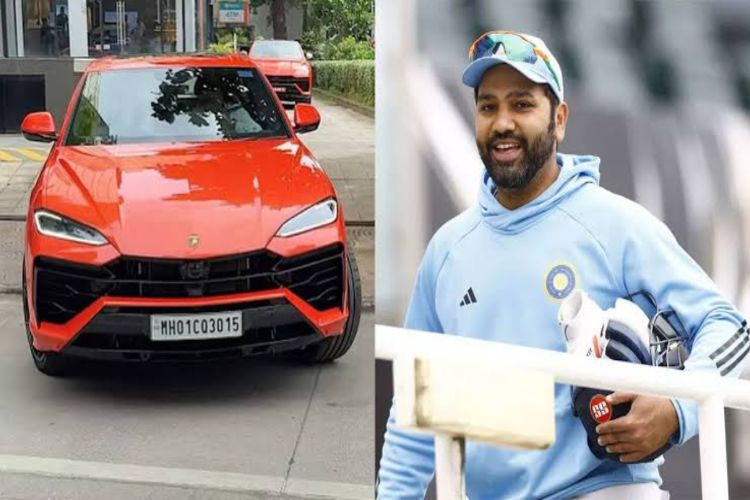 Rohit Sharma stuck in Mumbai traffic, gave thumbs up to fans even while sitting in Lamborghini