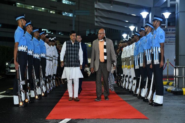 Fiji PM Rabuka on three-day visit to India