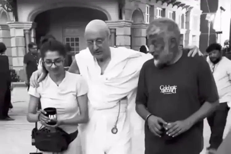 Anupam Kher shares behind-the-scenes video from the sets of 'The Bengal Files'