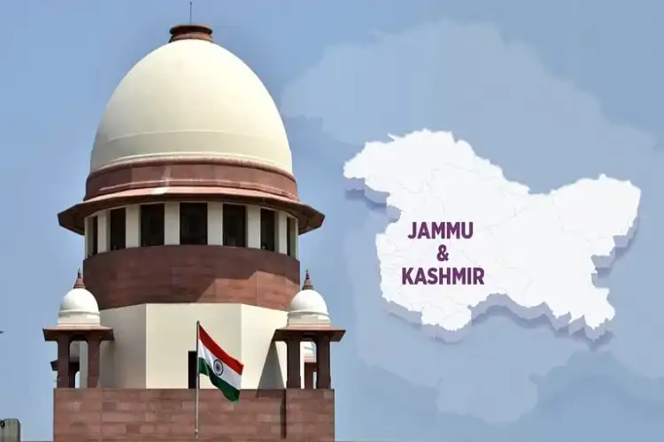 The court refused to hear the petitions regarding granting statehood to Jammu and Kashmir before the scheduled date