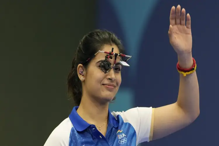 Manu Bhaker finished joint fourth in women's 25m pistol category