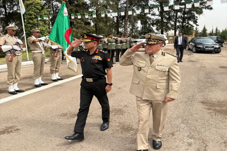 Algeria: Army Chief General Upendra Dwivedi reviewed the Guard of Honor, bilateral defense cooperation discussed