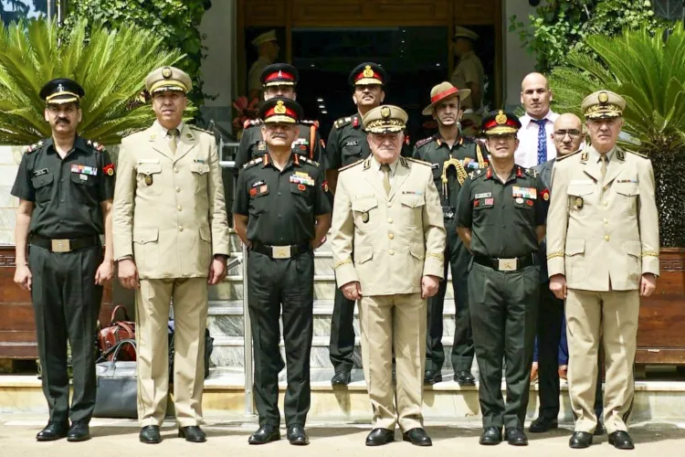 Algeria: Army Chief General Upendra Dwivedi visits Shershel Military Academy