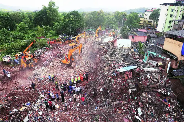 Palghar Building Collapse: NDRF teams rescue 11, search underway for more trapped victims
