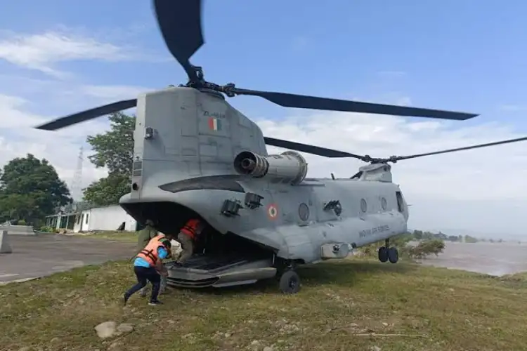 IAF deploys helicopters and transport aircraft for flood rescue ops in Jammu and Punjab