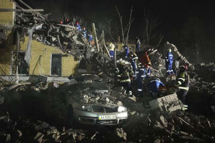 Russia launched a major attack in Kiev with drones and missiles; 12 people died, 48 injured