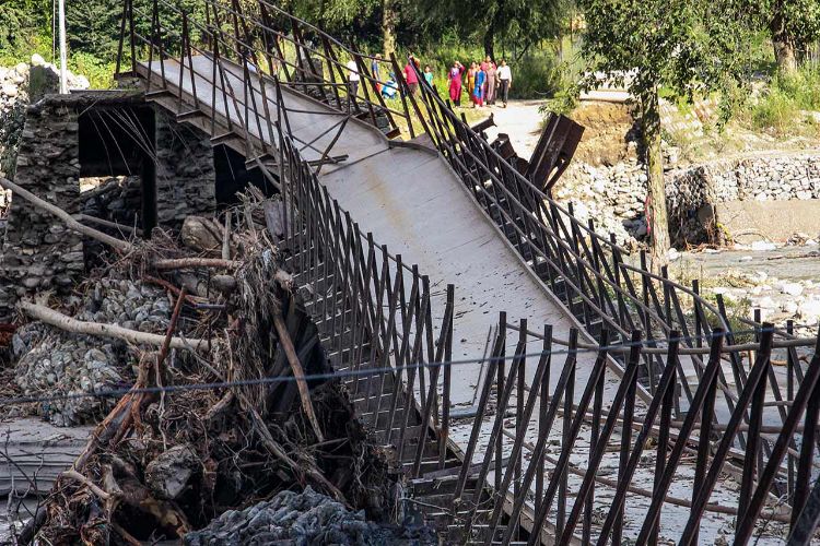 Himachal Pradesh: Remote villages cut off from communication as government buildings and bridges washed away in floods