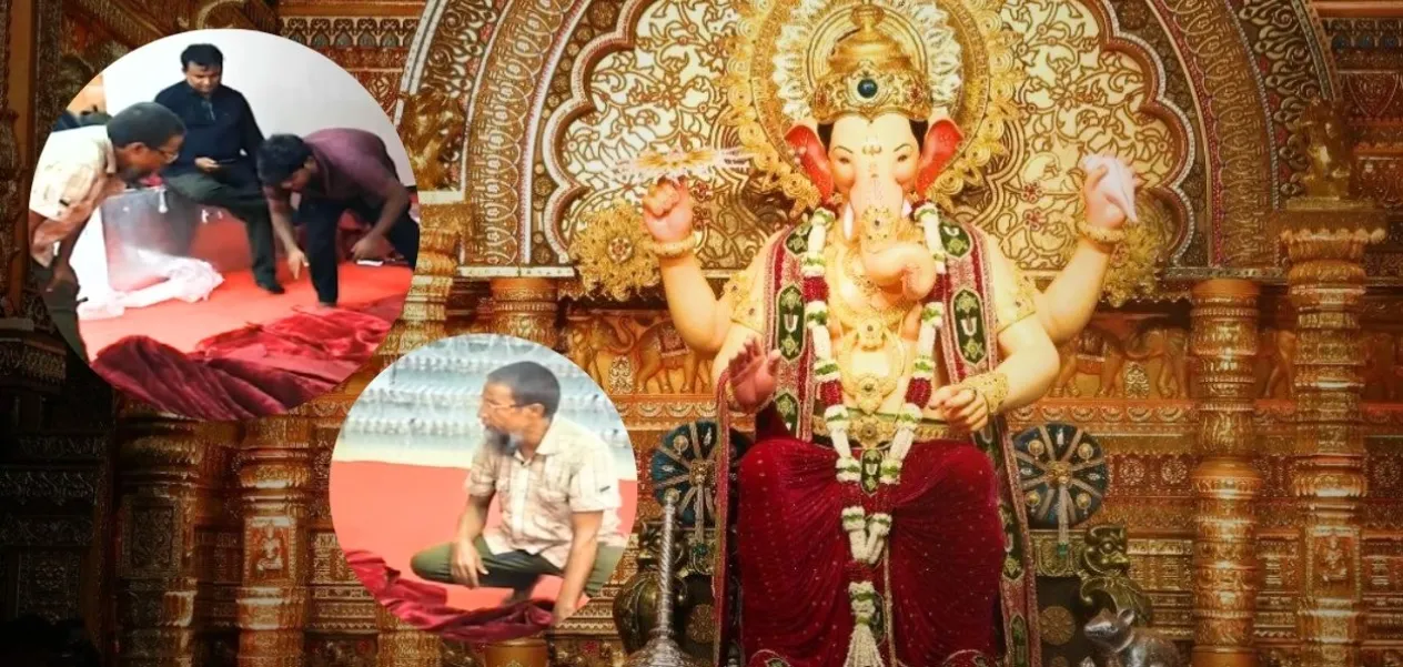 Hindu-Muslim unity woven on the velvet curtain of Lalbagh Ka Raja