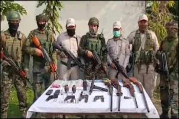 Four terrorists arrested in Manipur, arms and ammunition seized