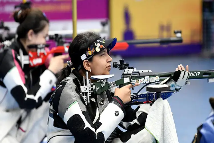 Manini bags 50m rifle prone bronze, women's team takes silver in Asian Shooting