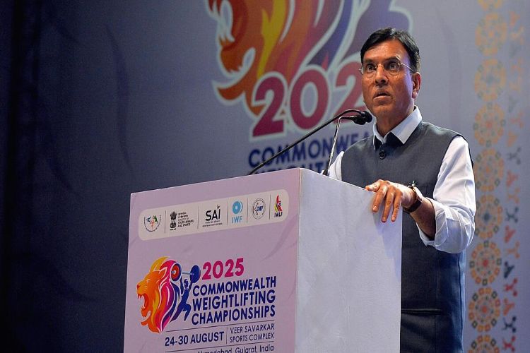 Sports Minister Mansukh Mandaviya inaugurated the Mondo Track at Jawaharlal Nehru Stadium