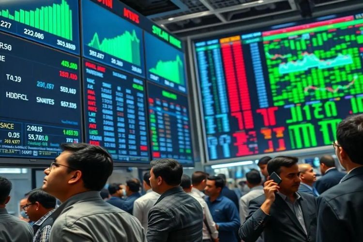 Stock market fell for the third consecutive day due to cautious stance, Sensex slipped 271 points