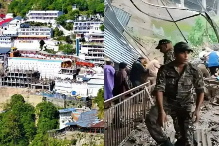 J-K: Vaishno Devi Yatra remains suspended following landslides in Katra