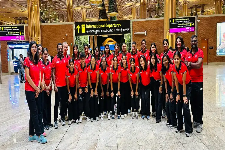 Indian Women's Hockey Team departs for Women's Asia Cup 2025 in China