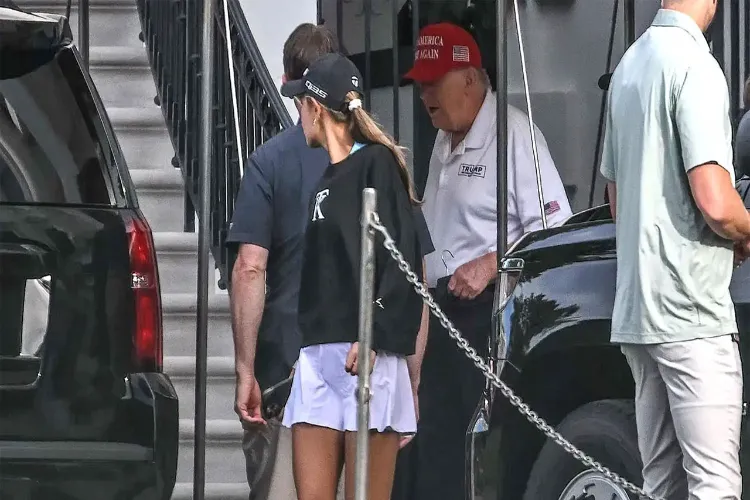 Donald Trump appeared in public for the first time after death rumors