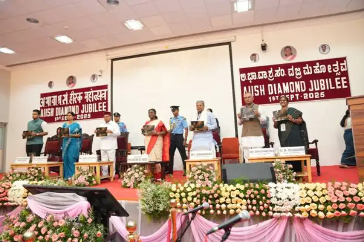 President Murmu attends Diamond Jubilee celebrations of All India Institute of Speech and Hearing in Mysuru