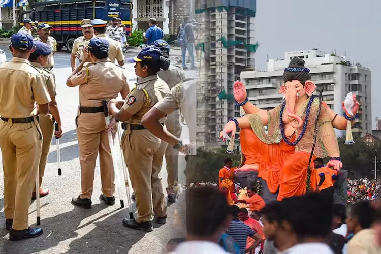 Maharashtra: More than 21,000 policemen deployed in Mumbai for Ganesh immersion on Anant Chaturdashi